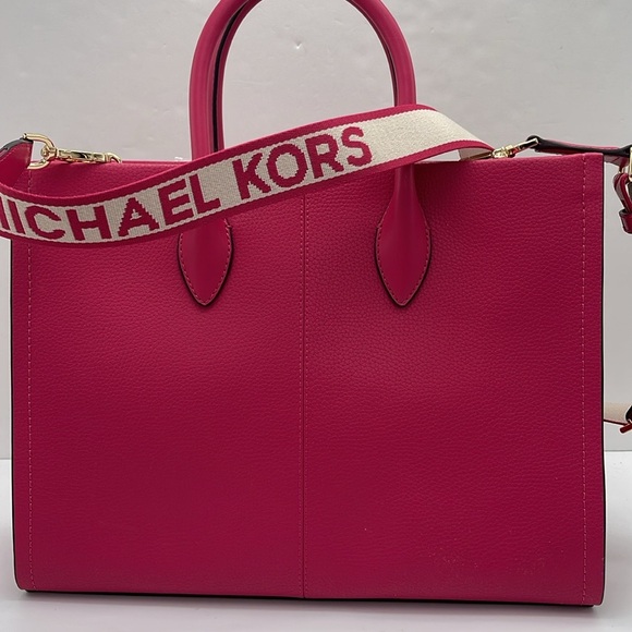 Michael Kors Mirella Md East West Pebbled Leather Tote Shopper MK EW
Electric - Picture 16 of 16